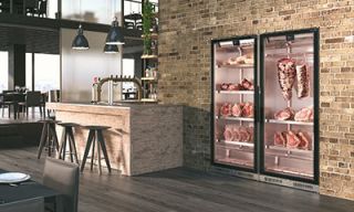 Meat refrigerated display case