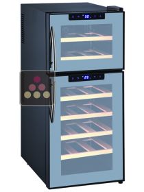 Dual temperature wine service wine cabinet CLIMADIFF