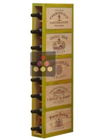Wooden storage rack for 8 bottles CAVIDÉCO PIERRE GOUJON