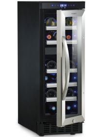 Dual temperature wine cabinet for storage and/or service DOMETIC