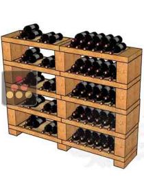 Freestone racks for 120 bottles SANDYLINE
