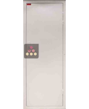 Insulating door for natural wine cellar, right hinged - 610 mm door passage WINEMASTER