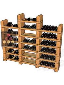 Freestone racks for 228 bottles SANDYLINE