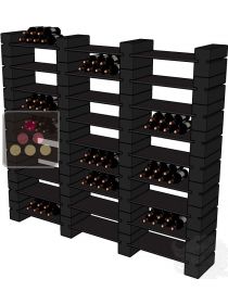 Ceramic racks for 324 bottles RACK IN BLACK