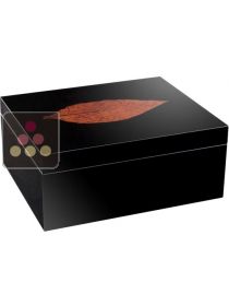 Cigar Humidor - Tobacco leaf design Adorini