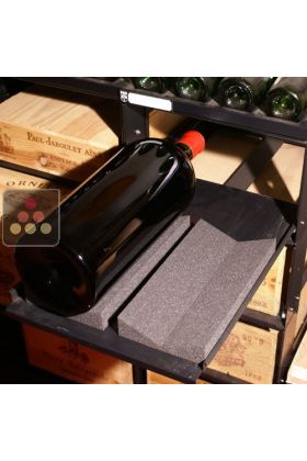 Set of 6 foam mats for magnum bottles 