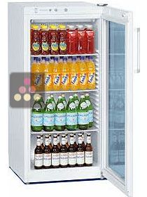 Freestanding fridge with glass door - 236L LIEBHERR