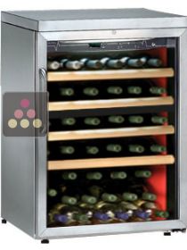 Dual temperature wine cabinet for storage and service CALICE