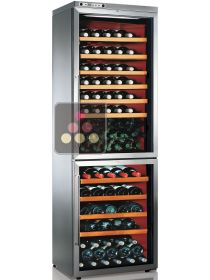 Combined 2 Single temperature wine storage or service cabinets CALICE