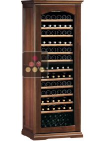 Dual temperature wine cabinet for service and storage CALICE
