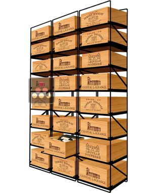 The only solution for storing 24 cases of wine and 288 bottles MODULORACK