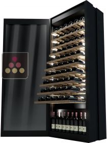 Dual temperature contemporary wine storage or service cabinet ELLEMME