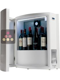 Dual temperature contemporary wine storage or service cabinet ELLEMME