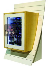 Dual temperature contemporary wine storage or service cabinet ELLEMME