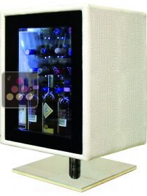 Dual temperature contemporary wine storage or service cabinet ELLEMME