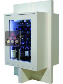 Dual temperature contemporary wine storage or service cabinet ELLEMME