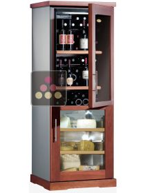Combined wine service and cheese cabinet CALICE