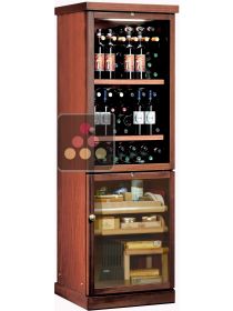Combined wine service cabinet and cigar humidor
 CALICE