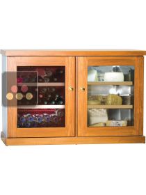 Combined wine service and cheese cabinet CALICE