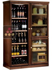 Gourmet combination : wine service cabinet, cheese cabinet & cigar humidor CALICE