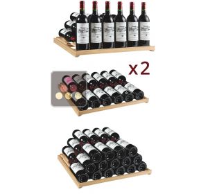Set of 2 universal shelves for the Oxygen range ARTEVINO