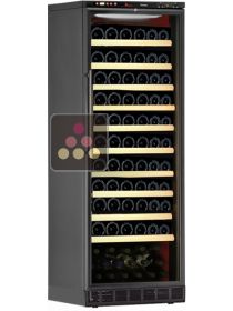Dual temperature built in wine cabinet for storage and service CALICE