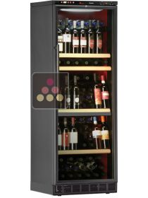 Dual temperature built in wine cabinet for storage and service CALICE