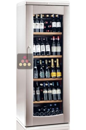 Single temperature wine storage or service cabinet