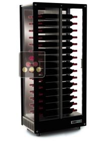 3-sided refrigerated display cabinet for wine storage or service CALICE