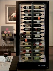 4-sided refrigerated display cabinet for storage or service of wine
 CALICE