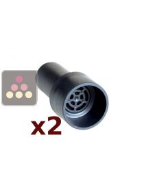 Set of 2 active carbon filters for wine cabinets in the Prestige & Tradition ranges La SOMMELIERE