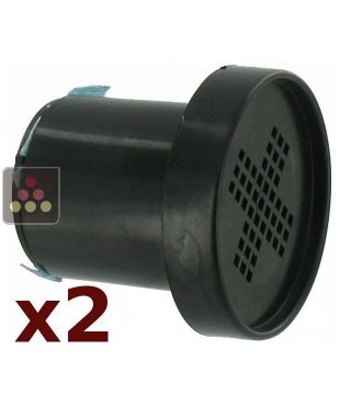 Set of 2 active carbon filters for wine cabinets in the Tradition & Prestige ranges La SOMMELIERE