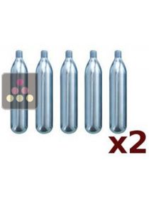 2 Sets of 5 nitrogen Cartridges La SOMMELIERE