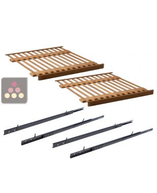 Set of 2 Premium Sliding shelves  CLIMADIFF