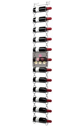 Wall rack for 12 bottles