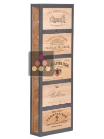 Wooden storage rack for 8 bottles CAVIDÉCO PIERRE GOUJON