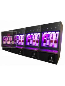 Four wine dispensers for 16 bottles with nitrogen storage system ADVINEO
