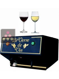 COMPACT preservation system for opened wine bottles LE VERRE DE VIN
