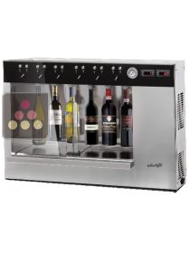 6-bottle wine dispenser with storage system WINE TASTE