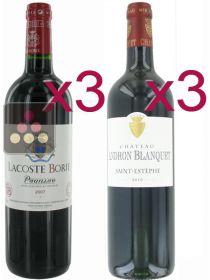 Selection of 6 Red Wines - Pauillac & Saint Est&egrave;phe Sélection Vin