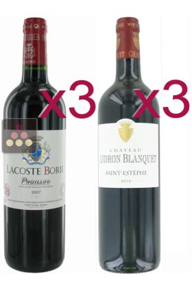 Selection of 6 Red Wines - Pauillac & Saint Est&egrave;phe