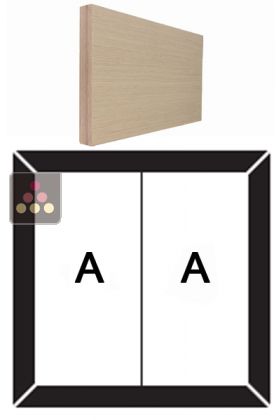 HPL straight frame H200xW210cm