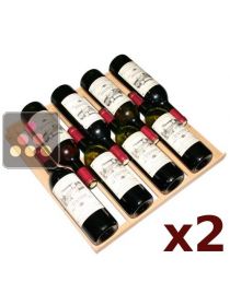 Set of 2 standard shelves for the Vinéo range ARTEVINO