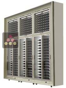 Combination of 6 freestanding  modular multi purpose wine cabinets CALICE DESIGN