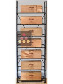 Storage solution for 7 wine cases ARCHITECTURE INTERIEURE DU VIN