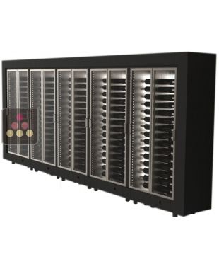 Combination of 5 freestanding modular multi purpose wine cabinets CALICE DESIGN