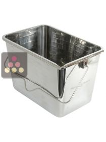 Contemporary Ice bucket in polished stainless steel L'ATELIER du VIN