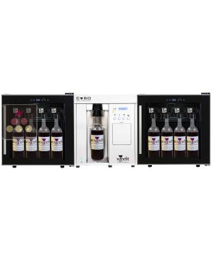 Dual temperature by the glass wine dispenser for 20 bottles (75 cl and magnum) WINEFIT