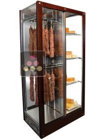 3-sided refrigerated display cabinet for storage or service of cheese and cold meat CALICE