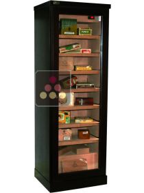 Delux refrigerated solid oak cigar humidor ELLEMME